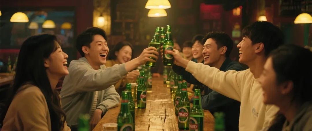 人们举杯
