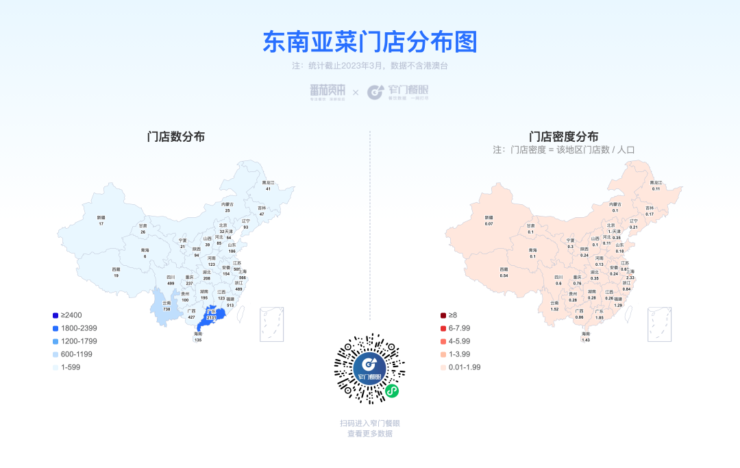 东南亚菜门店分布图