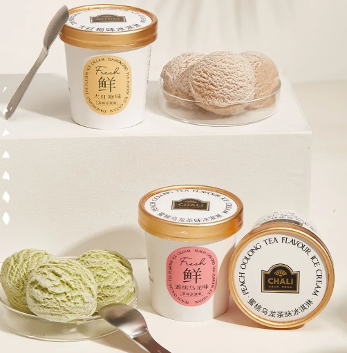 「CHALI茶里」新品:杯装茶味冰激凌