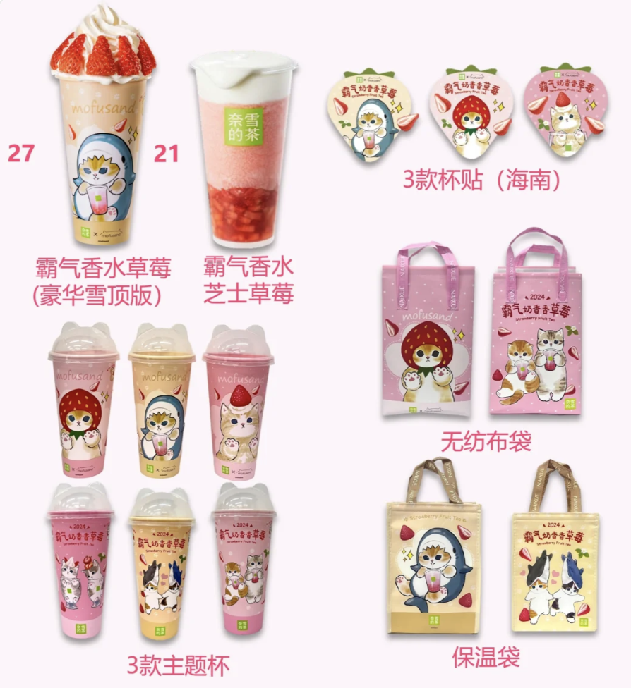 海外限定 モフサンド 水筒 奈雪的茶 海外限定 モフサンド 水筒 奈雪的茶 奈雪の茶 × Cat Sandコラボ